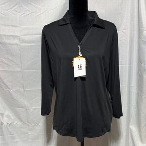 Casei Women's 3/4 Sleeve Polo Shirt UPF 50+